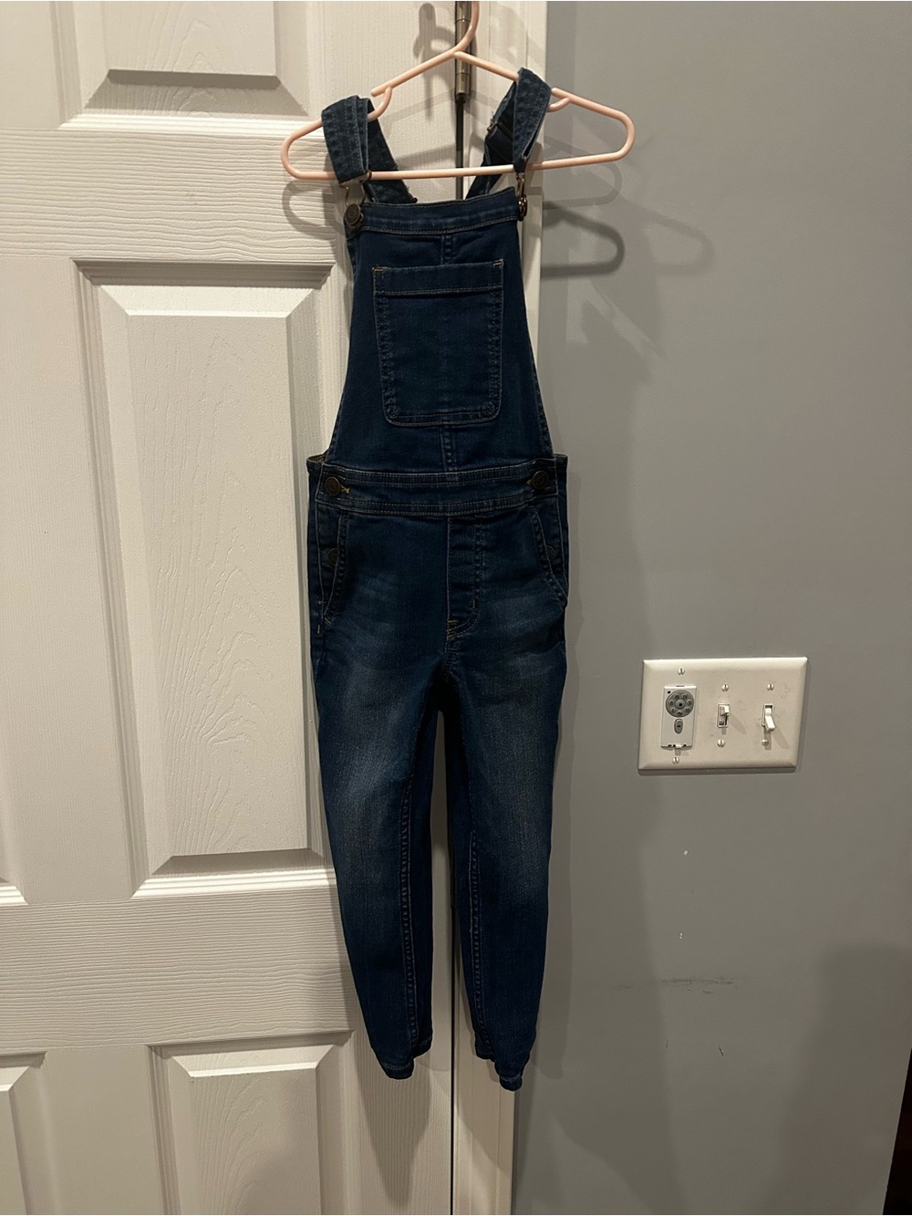 Crewcuts Dark Blue Denim Overalls